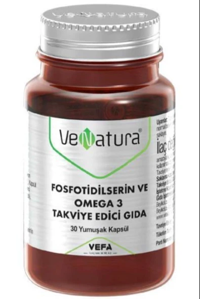Venatura Fosfotidilserin ve Omega-3 30 Yumuşak Kapsül ürün görseli 1