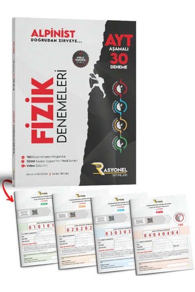Ayt Fizik Aşamalı 30 Deneme Seti (ALPİNİST SERİSİ / ÖSYM AYARINDA) ürün görseli 1