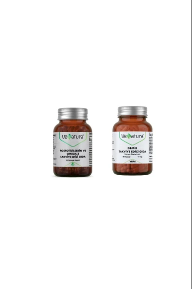 Venatura Fosfotidilserin Ve Omega 3 30 Kapsül + Venatura Demir 17 mg 90 Kapsül ürün görseli 1
