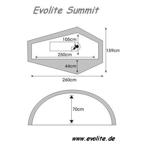 Evolite Summit Pro Çadır Sun Fresh UPF80 - Resim 8