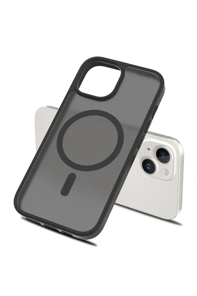 iPhone 14 Jota Magneticsafe Kapak - Şeffaf - Resim 5