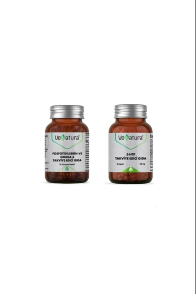 Venatura 5-htp 100 Mg 30 Kapsül + Fosfotidilserin Ve Omega 3 30 Kapsül ürün görseli 1