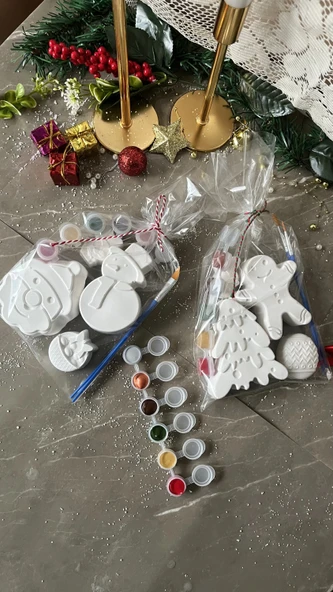 Yılbaşı Kış Masalı Boyama Seti | Casa di Duck ürün görseli 1