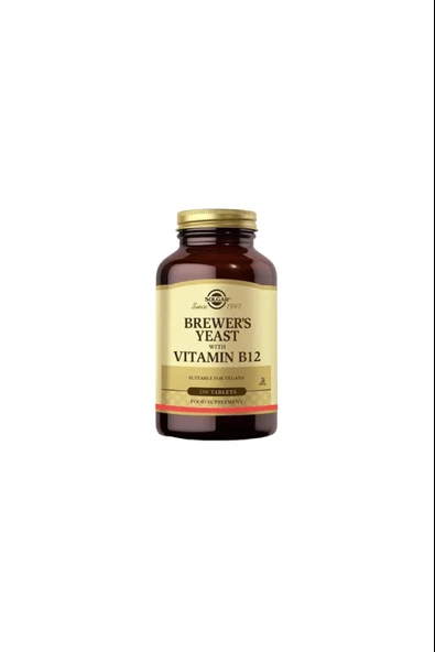 Solgar Brewer's Yeast With Vitamin B12 250 Tablet ürün görseli 1