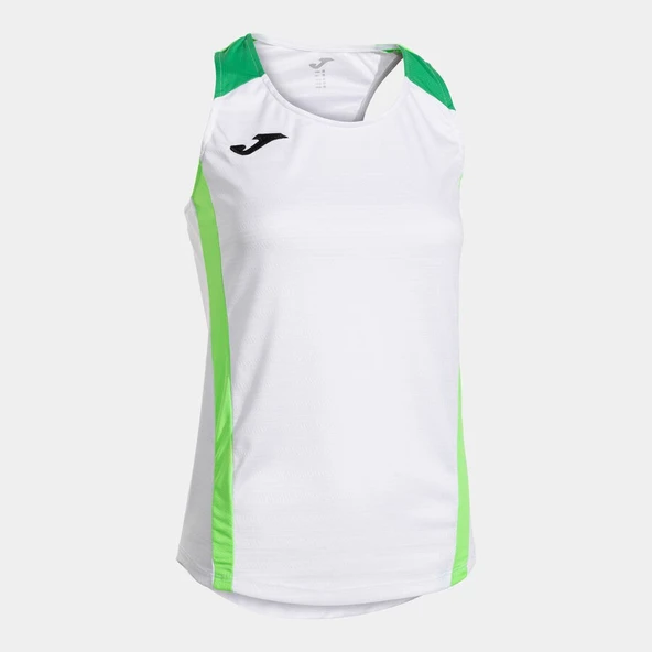 Joma 902521.217 Montreal Kadın Kolsuz Beyaz Yeşil Spor Tişört ürün görseli 1