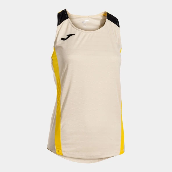 Joma 902521.002 Montreal Kadın Kolsuz Bej Spor Tişört ürün görseli 1