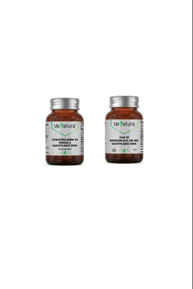 Venatura Fosfotidilserin Ve Omega 3 30 Kapsül + Venatura Koenzim Q10 100 mg 30 Kapsül ürün görseli 1