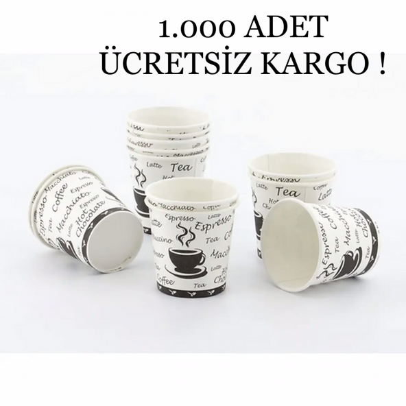 KAĞIT BARDAK KARTON BARDAK 6 OZ 1000'Lİ ÜCRETSİZ KARGO ! ürün görseli 1