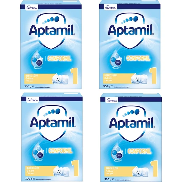 Aptamil Conformil 1 Bebek Sütü 300 gr 4 Lü Paket ürün görseli 1