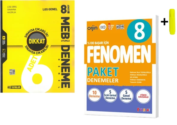 Hız Ve Fenomen 8. Sınıf LGS Genel Deneme Yeni ürün görseli 1