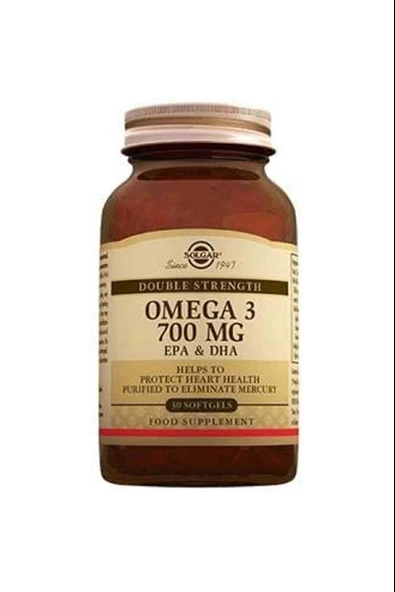 Solgar Omega-3 700 mg 30 Softgel ürün görseli 1