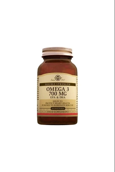 Solgar Omega-3 700 mg 30 Softgel ürün görseli 1