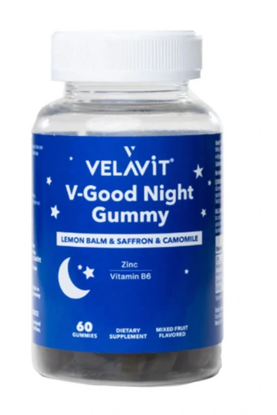Velavit V-Good Night Gummy 60 Gummies ürün görseli 1