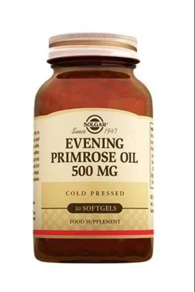 Solgar Evening Primrose Oil 500 Mg 30 Kapsül ürün görseli 1