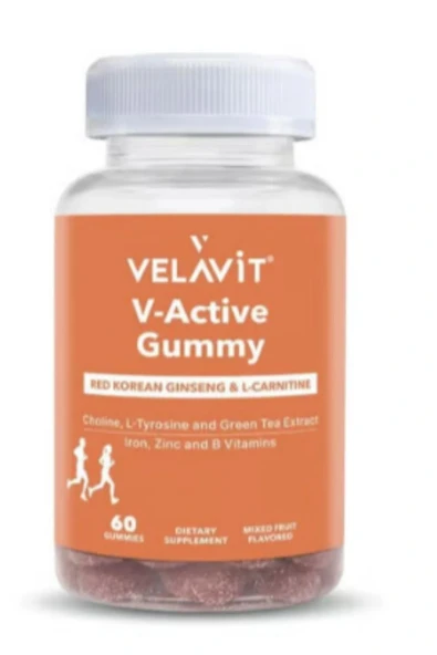 Velavit V-Active Gummy 60 Gummies ürün görseli 1