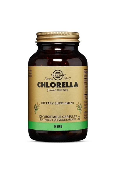 Solgar Chlorella 520 mg 100 Kapsül ürün görseli 1