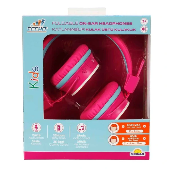 Gökkuşağı Desenli Bluetooth Kulak Üstü Kulaklık - S01002605 ürün görseli 1