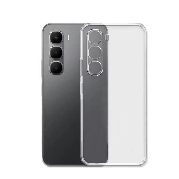 Gpack İnfinix Hot 60i uyumlu Kılıf Süper Silikon Kamera Korumalı Şeffaf ürün görseli 1