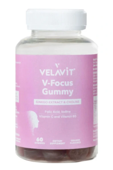 Velavit V-Focus Gummy 60 Gummies ürün görseli 1