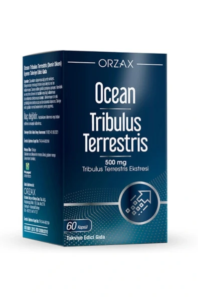 Orzax Tribulus Terrestris Takviye Edici Gıda 60 Kapsül ürün görseli 1