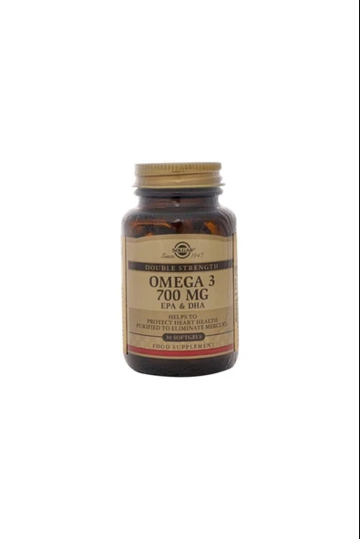 Solgar Omega-3 700 mg 30 Softgel ürün görseli 1