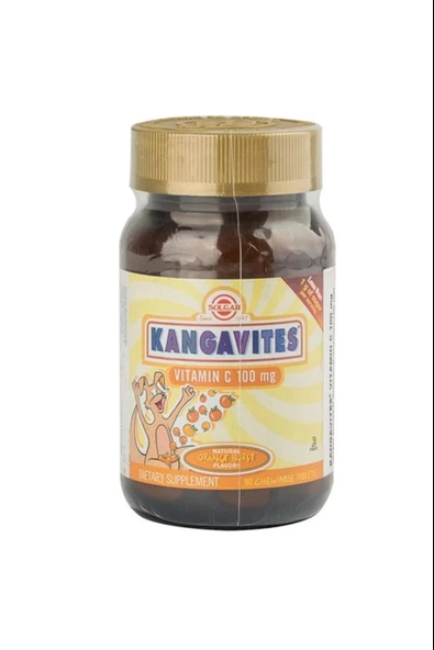 Solgar Kangavites Chewable Vitamin C 100 mg 90 Tablet ürün görseli 1