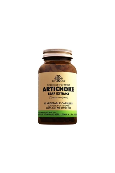 Solgar Artichoke Leaf Extract 60 Kapsül - Resim 2