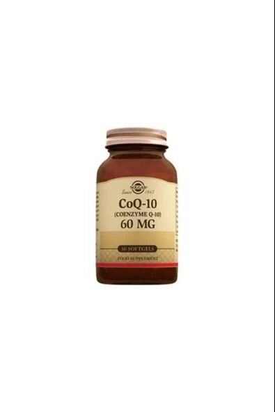 Solgar Coenzyme Q-10 60 mg 30 Kapsül ürün görseli 1