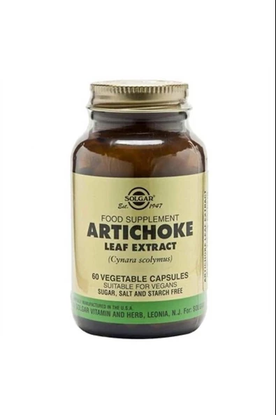Solgar Artichoke Leaf Extract 60 Kapsül ürün görseli 1