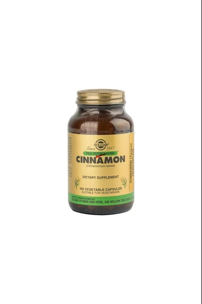 Solgar Cinnamon 100 Kapsül ürün görseli 1