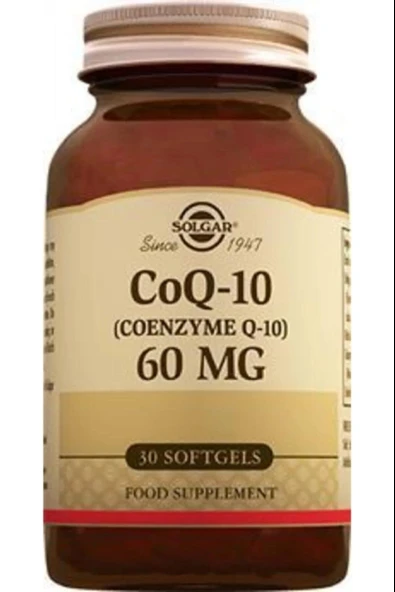 Solgar Coenzyme Q-10 60 mg 30 Kapsül ürün görseli 1