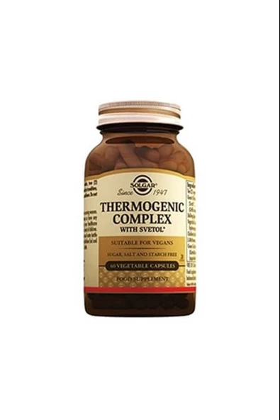 Solgar Thermogenic Complex with Svetol 60 Kapsül ürün görseli 1