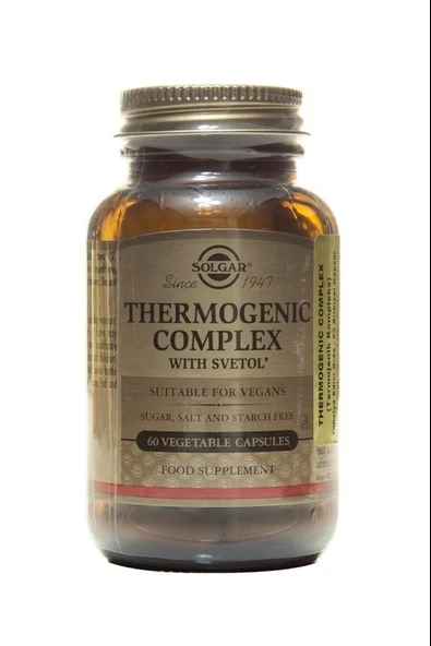Solgar Thermogenic Complex with Svetol 60 Kapsül ürün görseli 1