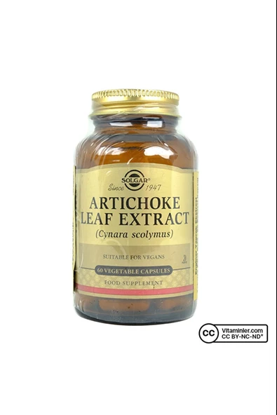 Solgar Artichoke Leaf Extract 60 Kapsül ürün görseli 1