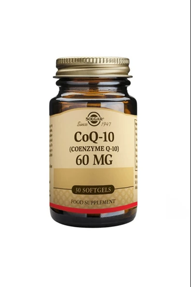 Solgar Coenzyme Q-10 60 mg 30 Kapsül ürün görseli 1