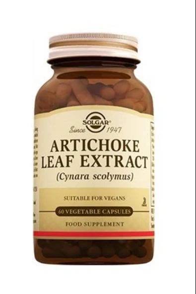 Solgar Artichoke Leaf Extract 60 Kapsül - Resim 2
