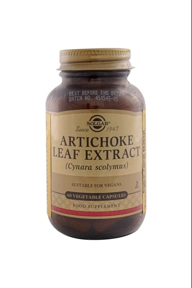 Solgar Artichoke Leaf Extract 60 Kapsül ürün görseli 1