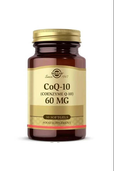 Solgar Coenzyme Q-10 60 mg 30 Kapsül ürün görseli 1