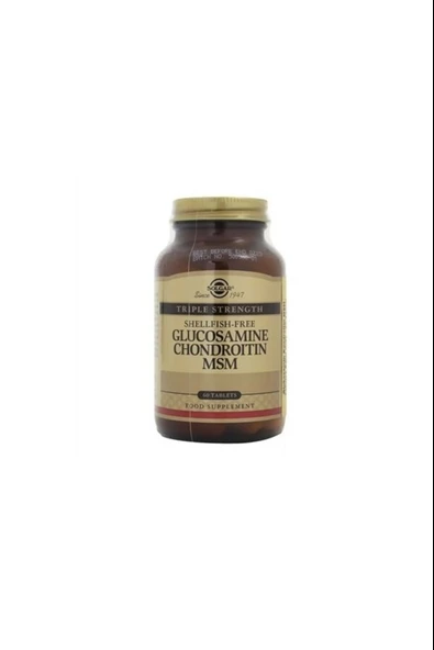Solgar Glucosamine Chondroitin Msm 60 Tablet ürün görseli 1