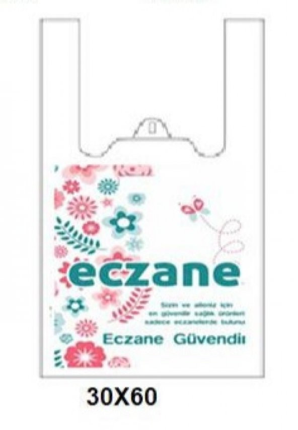 ECZANE POŞETİ ATLET BOY 30/60 ürün görseli 1