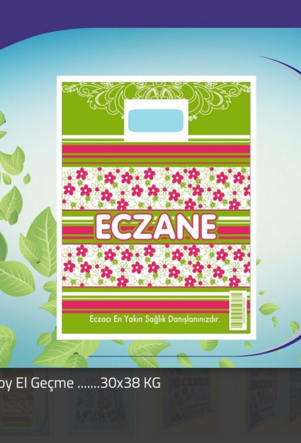 ECZANE POŞETİ BÜYÜK BOY 30/38 ürün görseli 1