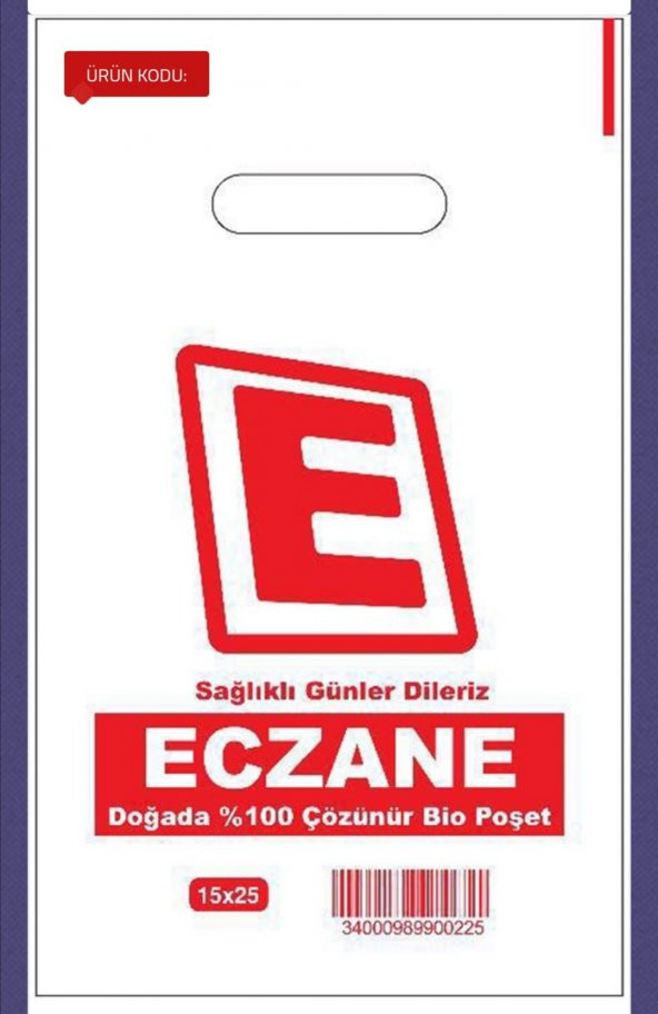 ECZANE POŞETİ MİNİ BOY 15/25 5 KG ürün görseli 1