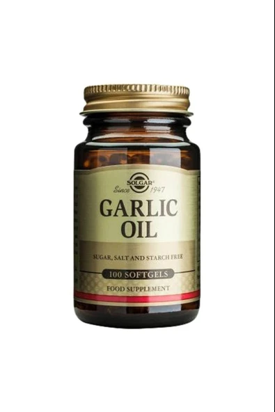 Solgar Garlic Oil 100 Kapsül ürün görseli 1