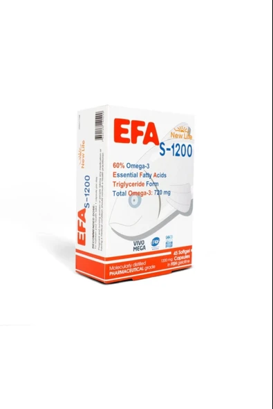 New Life Efa Omega3 S-1200 45 Kapsül ürün görseli 1