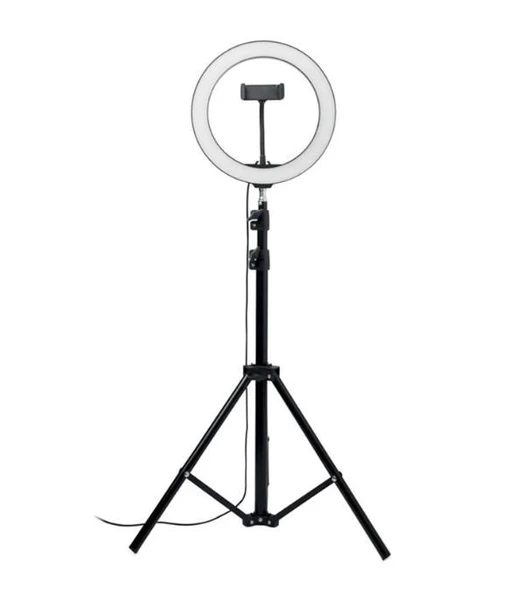 10 İnç Profesyonel Ring Light Seti (Halka Işık ve Tripod) - Resim 2