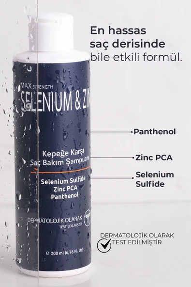 KRCDerma SELENIUM & ZINC ŞAMPUAN ürün görseli 1