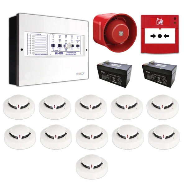 Mavigard Maxlogic 11’li Konvansiyonel Yangın Alarm Seti ürün görseli 1