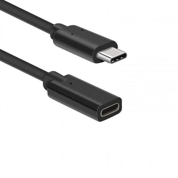 usb c dişi erkek uzatma kablosu type c 3.1 uzatma kablosu 1m ürün görseli 1