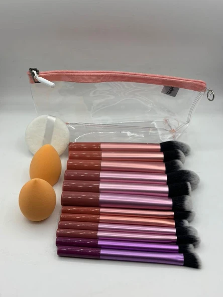 MYKOZMETİK 15 Li Makyaj Fırça Seti - Resim 2