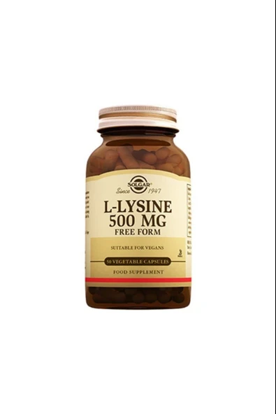 Solgar L-lysine 500 Mg 50 Kapsül ürün görseli 1